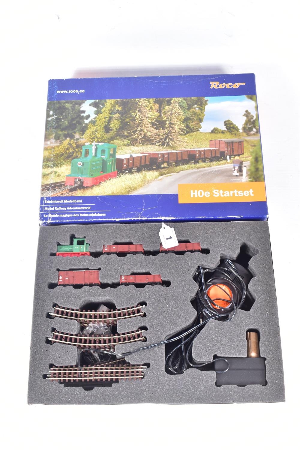 A BOXED ROCO HOe STARTSET, No.31025, contents not checked