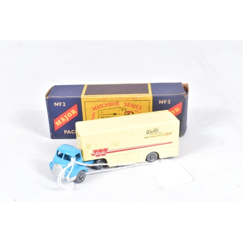 33 - TWO BOXED MOKO LESNEY MATCHBOX SERIES ACCESSORY PACKS, Bedford Car Transporter, No.2, pale blue body... 