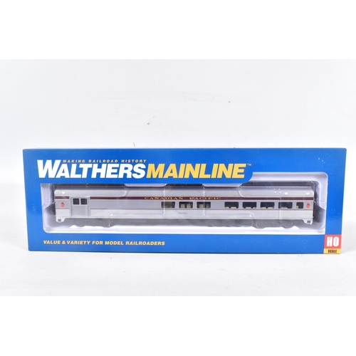 44 - A QUANTITY OF BOXED ASSORTED WALTHERS MAINLINE HO GAUGE CANADIAN PACIFIC 85' BUDD COACHING STOCK, al... 