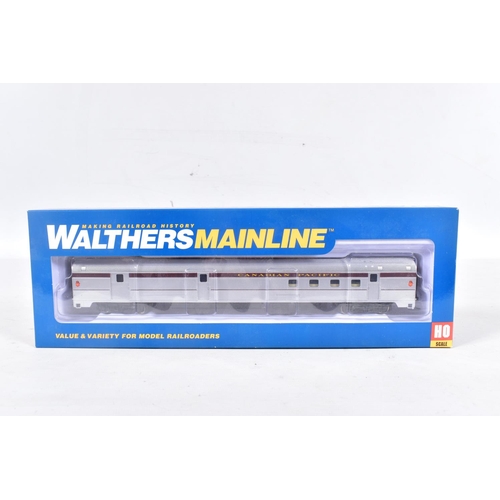 44 - A QUANTITY OF BOXED ASSORTED WALTHERS MAINLINE HO GAUGE CANADIAN PACIFIC 85' BUDD COACHING STOCK, al... 