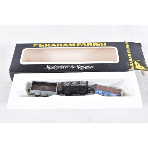 57 - A QUANTITY OF ASSORTED BOXED N GAUGE ROLLING STOCK, Revolution, Graham Farish, Farish by Bachmann, D... 