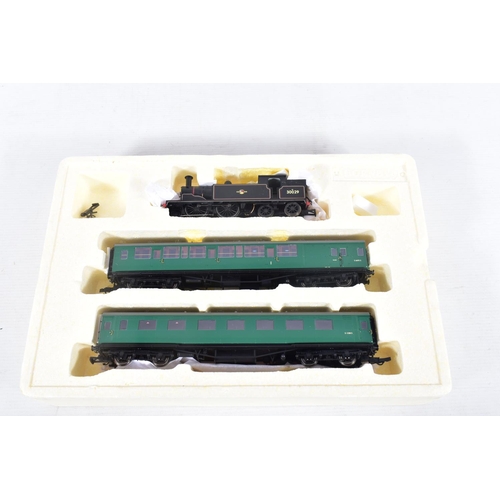 59 - A BOXED HORNBY RAILWAYS OO GAUGE B.R. PULL - PUSH TRAIN PACK, No.R3087, comprising L.S.W.R class M7 ... 