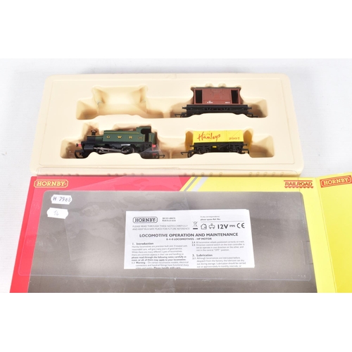 6 - FOUR BOXED AND UNBOXED OO GAUGE LOCOMOTIVES, boxed Hornby class A4 'Mallard' No.4468, L.N.E.R. blue ... 