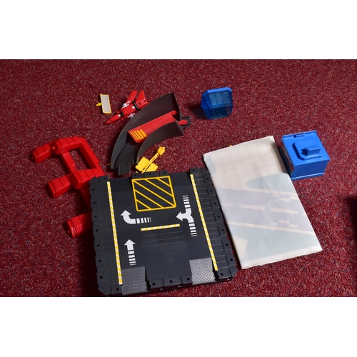 67 - THREE BOXED MATCHBOX MOTORCITY PLAYSETS, Airport, No.MC150, Railway, No.MC250 and Garage Super set, ... 