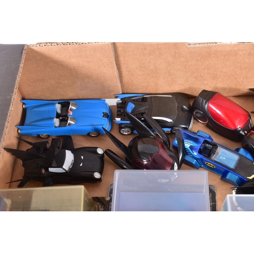 68 - A COLLECTION OF BOXED AND UNBOXED EAGLEMOSS BATMOBILE MODELS, three still sealed in original packagi... 