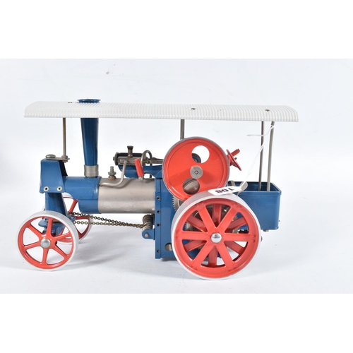 108 - A BOXED WILESCO LIVE STEAM DAMPFTRACTOR, 'Old Smoky', No.D40, not tested, appears largely complete w... 