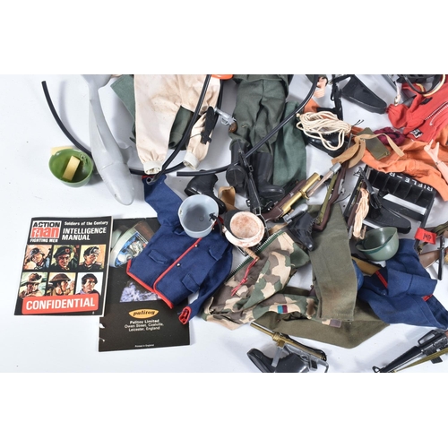 109 - A QUANTITY OF UNBOXED AND ASSORTED PALITOY ACTION MAN FIGURE, CLOTHING AND ACCESSORIES, to include b... 