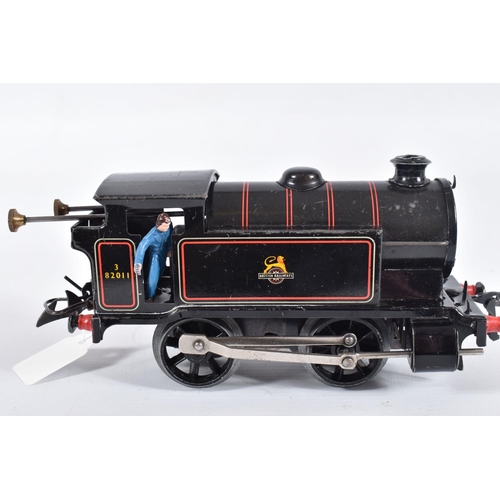 86 - AN UNBOXED HORNBY O GAUGE CLOCKWORK No.2 SPECIAL TANK LOCOMOTIVE, No.6781, L.M.S. red lined black li... 