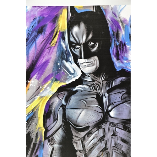 308 - JEN ALLEN (BRITISH 1979) 'SILENT GUARDIAN', a signed limited edition print depicting superhero Batma... 