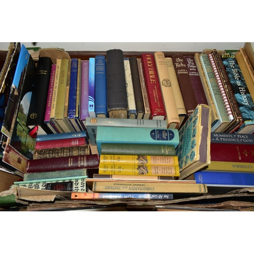 360 - TWO BOXES OF OVER FIFTY ASSORTED BOOKS, to include the Kishtwar 77 expedition report with a signed p... 