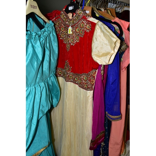 483 - A COLLECTION OF LADIES' SHALWAR KAMEEZ, comprising six Shalwar Kameez with dress and trousers, some ... 