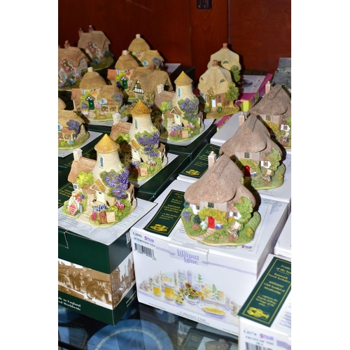 488 - FORTY SIX LILLIPUT LANE SCULPTURES FROM SYMBOL OF MEMBERSHIP/COLLECTORS CLUB, mostly boxed and deeds... 