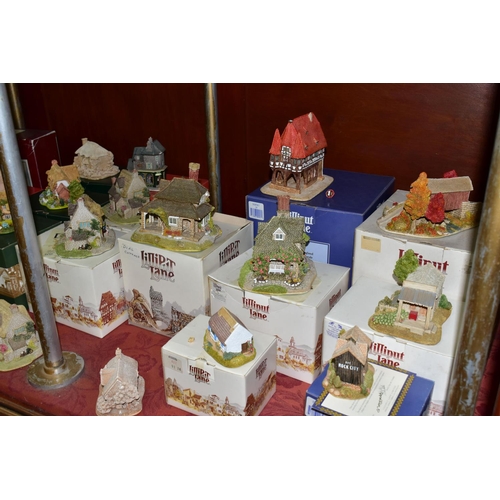 500 - FIFTY THREE LILLIPUT LANE SCULPTURES FROM VARIOUS COLLECTIONS, mostly boxed and with deeds, to inclu... 