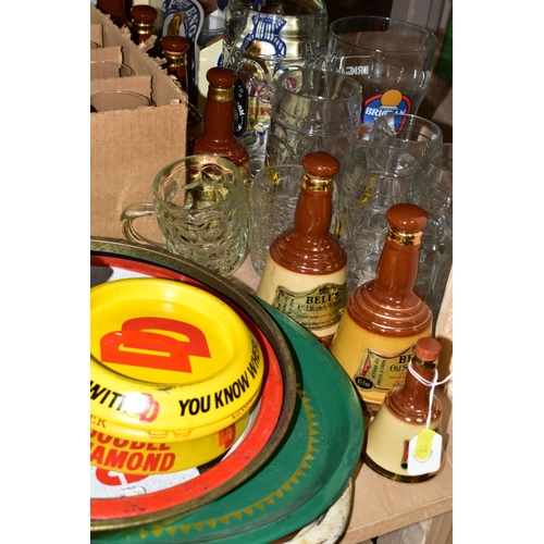 512 - BREWERIANA, a collection of beer glasses, steins, pints, half-pints including Oranjeboom marked, sev... 