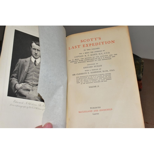 529 - SCOTT'S LAST EXPEDITION, Vols.1 & 2, American 1st Edition published by McClellend and Goodchild, Nov... 