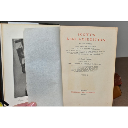 529 - SCOTT'S LAST EXPEDITION, Vols.1 & 2, American 1st Edition published by McClellend and Goodchild, Nov... 