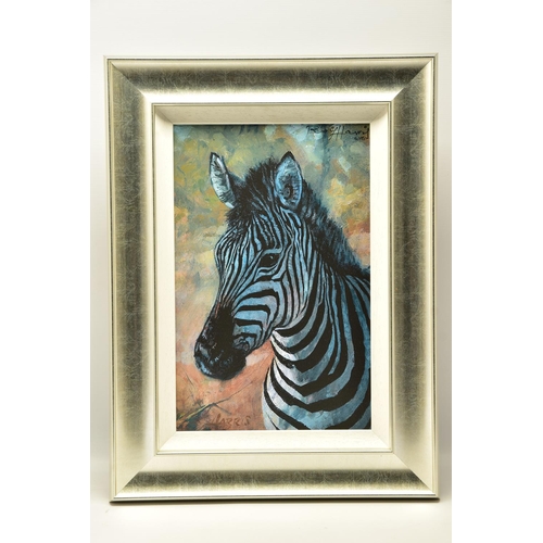 296 - ROLF HARRIS (AUSTRALIAN 1930) 'YOUNG ZEBRA' a signed limited edition print 9/195, signed top right, ... 