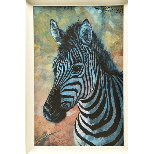 296 - ROLF HARRIS (AUSTRALIAN 1930) 'YOUNG ZEBRA' a signed limited edition print 9/195, signed top right, ... 