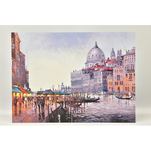 306 - HENDERSON CISZ (BRAZIL 1960) 'VENETIAN LOVESONG', a signed limited edition print depicting a Venetia... 