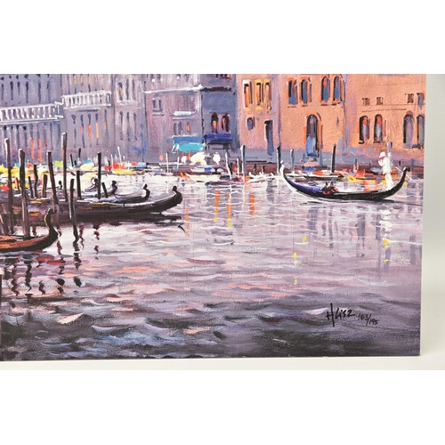 306 - HENDERSON CISZ (BRAZIL 1960) 'VENETIAN LOVESONG', a signed limited edition print depicting a Venetia... 