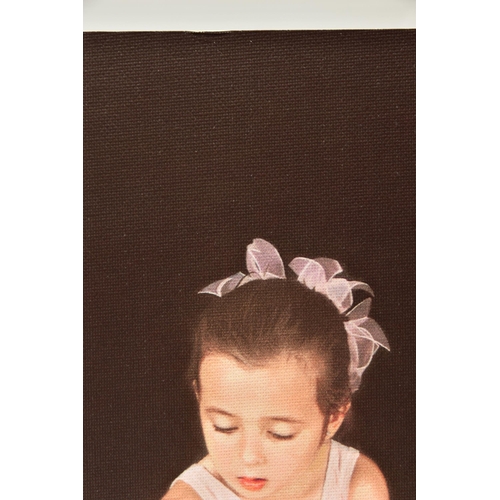 308 - DARREN BAKER (BRITISH 1976) 'BALLET SHOES II', a signed limited edition print depicting a young girl... 