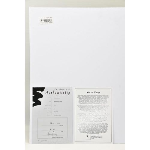 313 - VINCENT KAMP (BRITISH CONTEMPORARY) 'ANTOINE'S LAST MOVE', a signed limited edition print depicting ... 