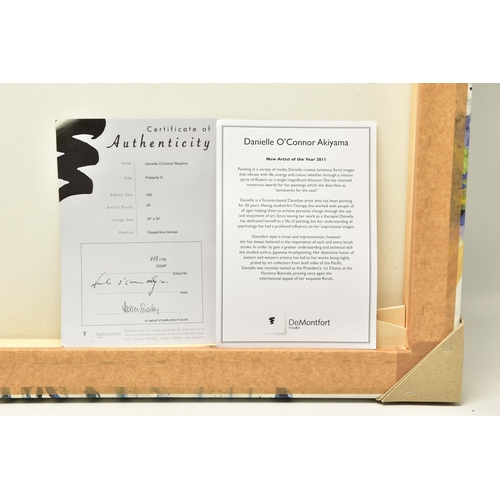 321 - DANIELLE O'CONNOR AKIYAMA (CANADA 1957) 'POSTERITY III', a signed limited edition box canvas print d... 