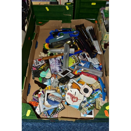 351 - SEVEN BOXES OF ASSORTED MISCELLANEOUS ITEMS, to include a Nikon Coolpix P520 camera, a Nikon Coolpix... 