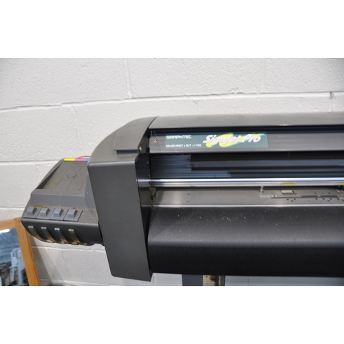 1066 - A GRAPHTEC JX1130 SIGNJET PRO INKJET PRINTER/CUTTER with 140cm paper width, four colour cartridges, ... 