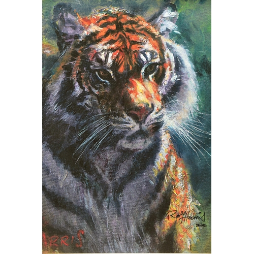 303 - ROLF HARRIS (AUSTRALIA 1931) 'TIGER IN THE SUN', a signed limited edition print, 26/195 no certifica... 