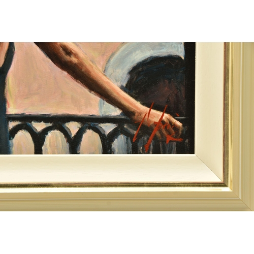 306 - FABIAN PEREZ (ARGENTINA 1967) 'BALCONY AT BUENOS AIRES VI', a signed limited edition print depicting... 