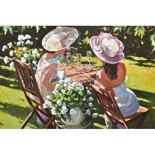 307 - SHERREE VALENTINE DAINES (BRITISH 1959) 'CHAMPAGNE CELEBRATION' signed limited edition print 159/195... 