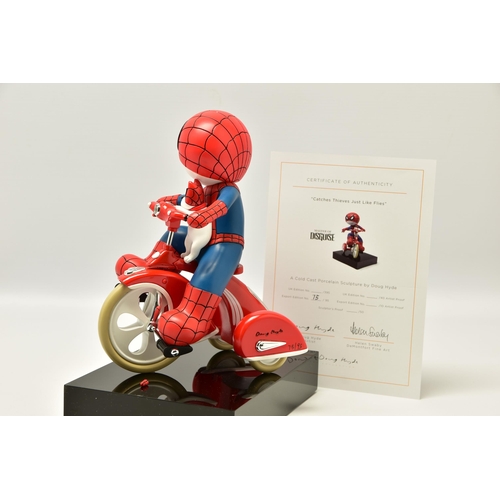 322 - DOUG HYDE (BRITISH 1972), 'Catches Thieves Just Like Flies', a limited edition cold cast porcelain s... 