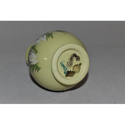 332 - A MOORCROFT 'MAGICAL TOADSTOOL' DESIGN BUD VASE, designed by Kerry Goodwin, impressed and painted ma... 