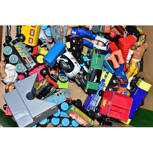 417 - A QUANTITY OF ASSORTED TOYS, to include assorted Thomas the Tank Engine and Melissa & Doug push alon... 