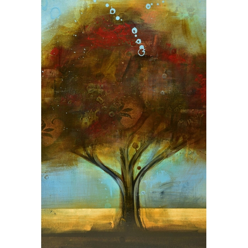 292 - HEATHER HAYNES (CANADA CONTEMPORARY) 'INCUBUS II', a landscape featuring a solitary tree, signed and... 