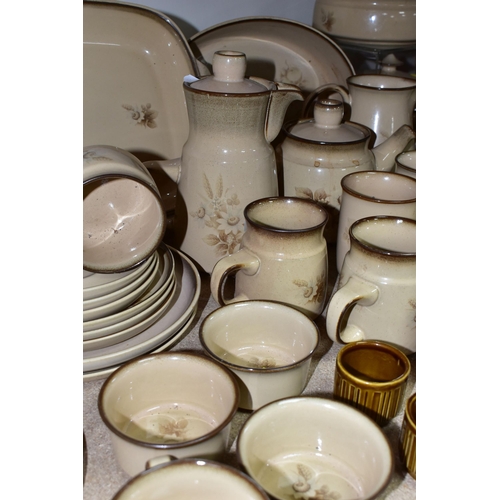 442 - AN EIGHTY THREE PIECE DENBY MEMORIES DINNER SERVICE, comprising a twin handled vegetable dish, two c... 