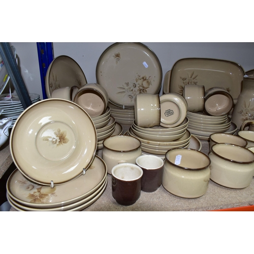 442 - AN EIGHTY THREE PIECE DENBY MEMORIES DINNER SERVICE, comprising a twin handled vegetable dish, two c... 