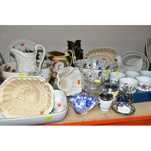 448 - A GROUP OF ASSORTED CERAMICS, comprising a Doulton-Burslem Geo Morland jug decorated with a hunting ... 