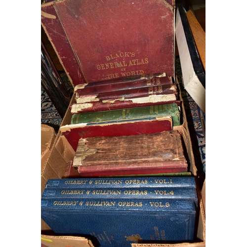 507 - BOOKS & PICTURES, five boxes and loose containing approximately eighty miscellaneous book titles in ... 