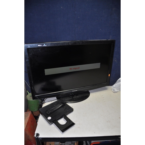 1058 - A PANASONIC TX-L37G20B 37in TV with remote along with a LG DP132 DVD player (both PAT pass and power... 