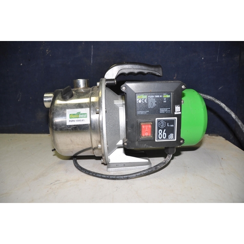 1070 - A FLORABEST FGPA-1000-A1 SUCTION WATER PUMP (PAT pass and working)