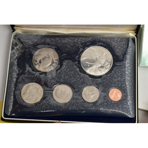 114 - A QUANTITY OF MAINLY SILVER PROOF COINAGE, to include THE RAILWAY SESQUICENTENNIAL MEDALLIC FIRST DA... 