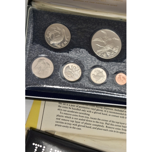 114 - A QUANTITY OF MAINLY SILVER PROOF COINAGE, to include THE RAILWAY SESQUICENTENNIAL MEDALLIC FIRST DA... 