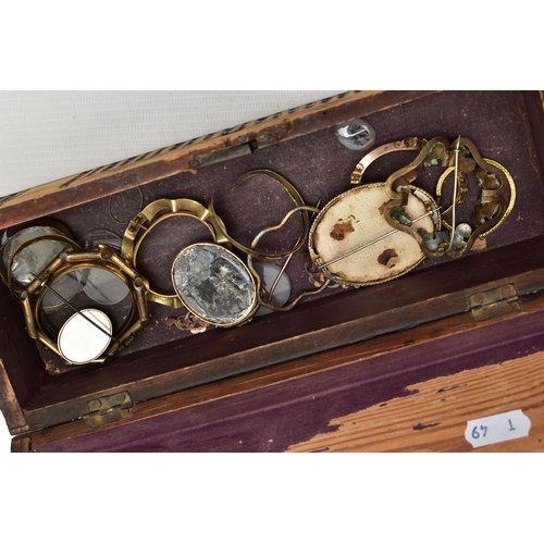 98 - A SELECTION OF MAINLY VICTORIAN BROOCH FRAMES, mainly gold plated, to include many of scrolling desi... 