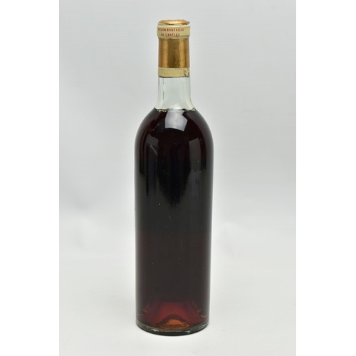 221 - CHATEAU D'YQUEM LUR-SALUCES 1955, one bottle of from the most prestigious estate in Sauternes, fill ... 