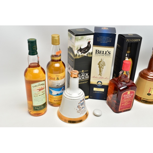 226 - WHISKY, nine bottles comprising one bottle of THE FIRST & LAST LEG, Single Speyside Malt distilled f... 