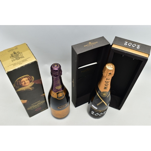 229 - CHAMPAGNE, two bottles of 1st class Champagne comprising one Moet & Chandon 2002 Grand Vintage, 12.5... 