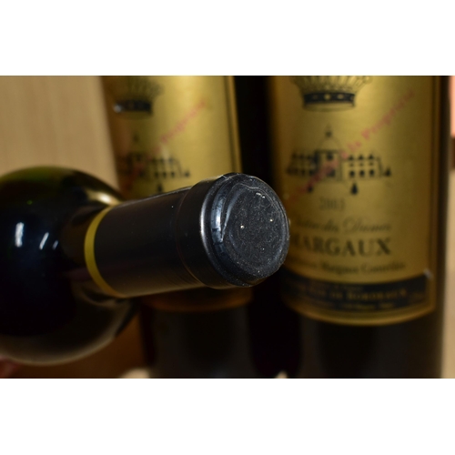 230 - WINE, three bottles of Cloitre des Dames MARGAUX 2003, 12.5% vol, 750ml, fill levels bottom neck, se... 