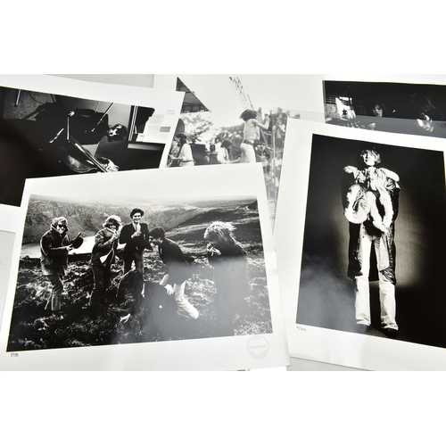 236 - MICHAEL COOPER PHOTOGRAPHS - THE ROLLING STONES, eight copies of original photographs taken by Micha... 